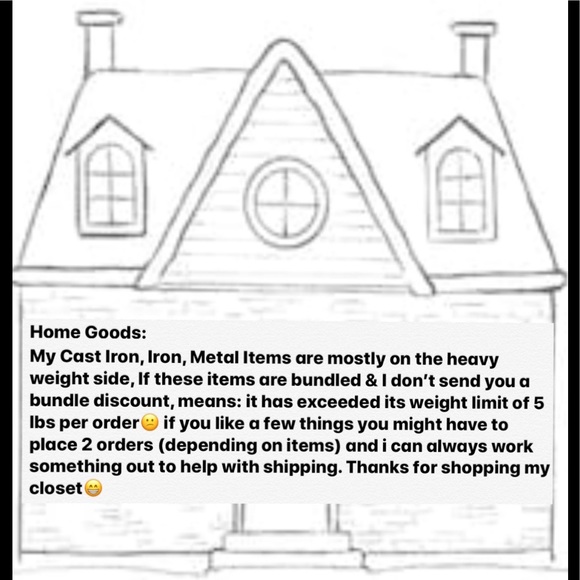 Cast Iron (All Orders)Weight Limit 5 lbs Per Order - Picture 3 of 3